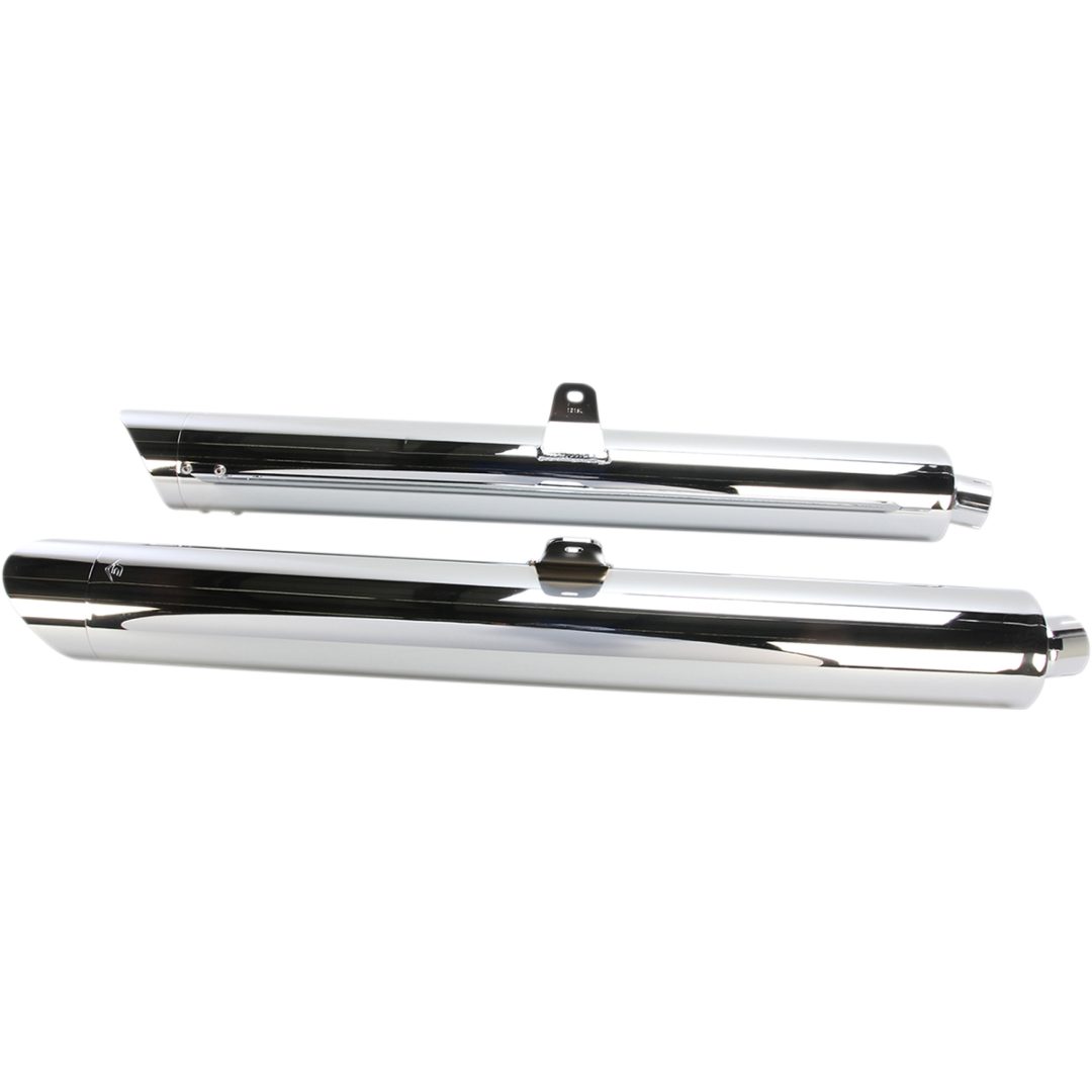 2 SLIP-ON Classic 4 Tum Chrome COBRA Lång / Scalloped tip – bild 4