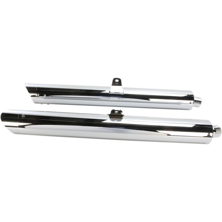 2 SLIP-ON Classic 4 Tum Chrome COBRA Lång / Scalloped tip – bild 4