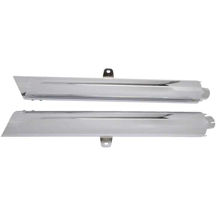 2 SLIP-ON Classic 4 Tum Chrome COBRA Scalloped tip – bild 2