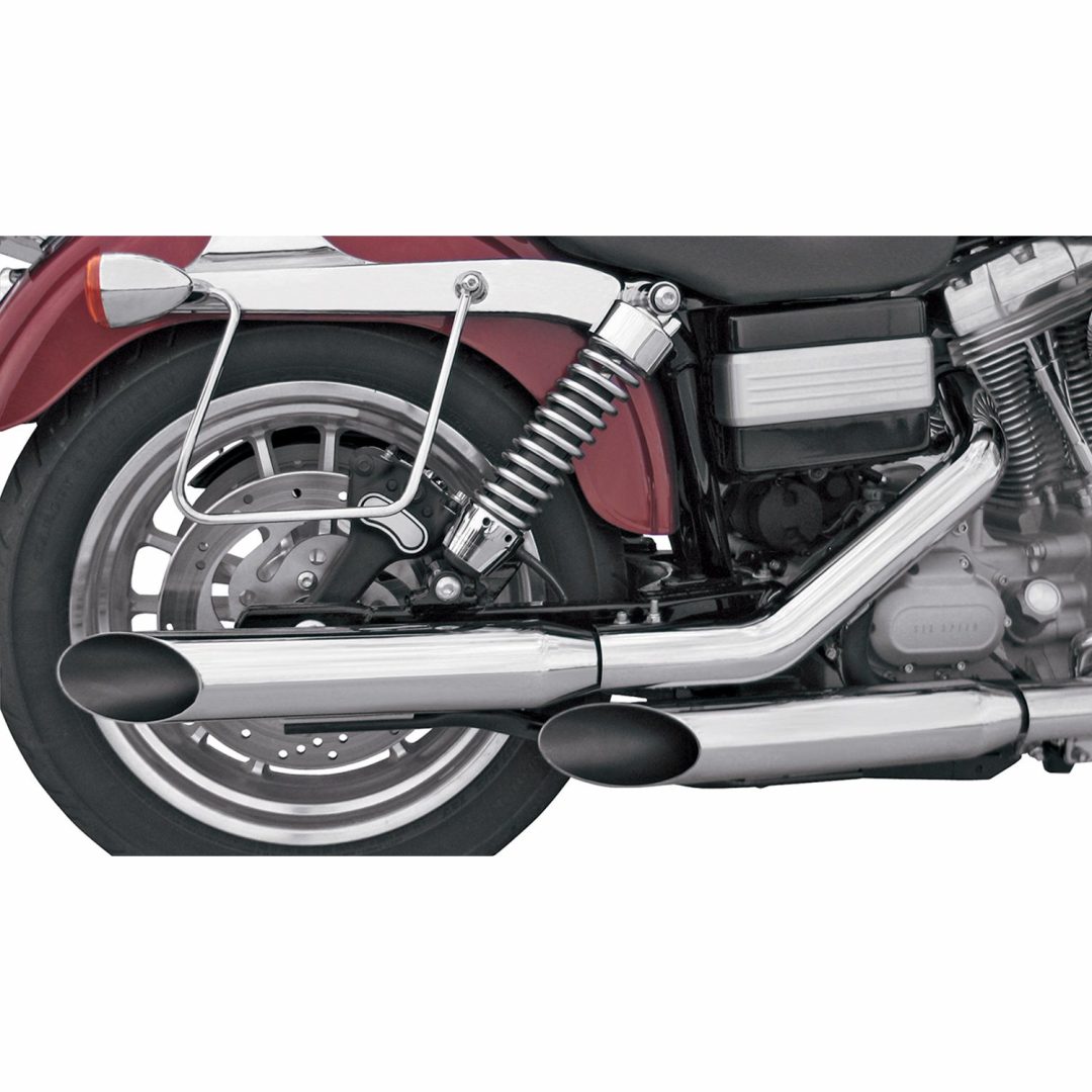 2 SLIP-ON HP Plus 3 Tum KHROME WERKS Chrome / Slash cut