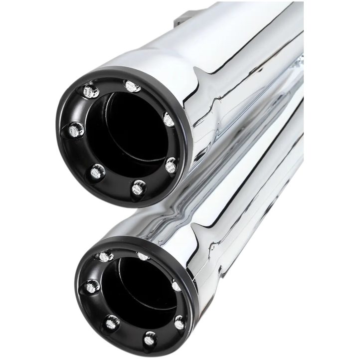 2 SLIP-ON Race Pro 3 Tum COBRA Chrome – bild 3