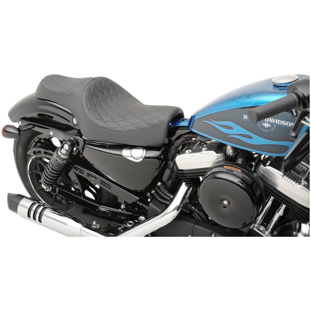 2-Up Sadel Caballro Svart DRAG SPECIALTIES Diamond Stitch – bild 5
