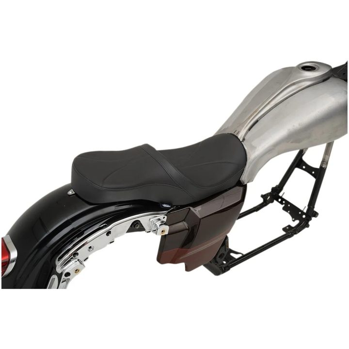 2-Up Sadel Yaffe DRAG SPECIALTIES Svart – bild 6