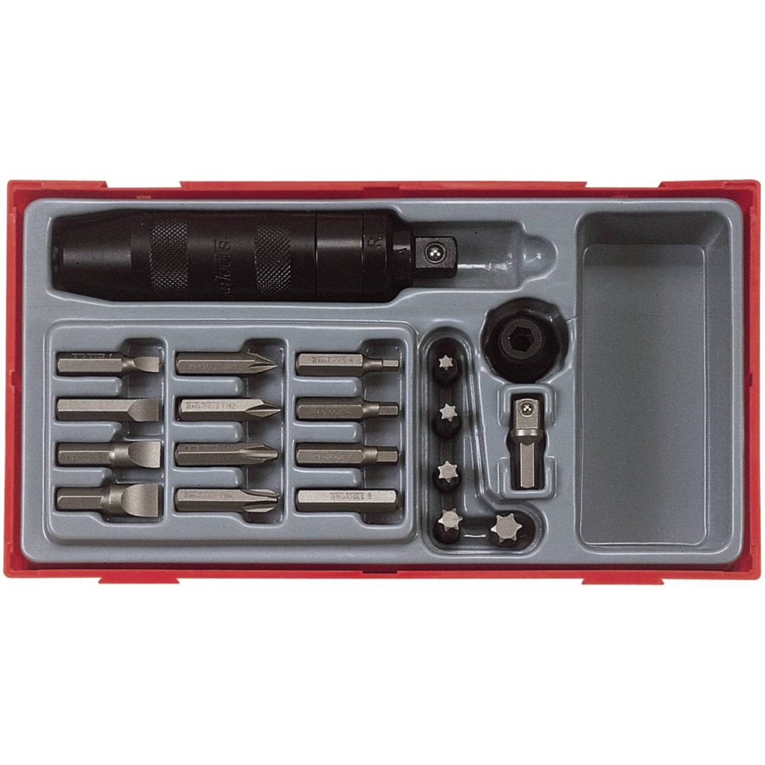 20 delars Slagskruvmejselsats TTID20 Teng Tools SLAGSKRUVMEJSELSATS 1/2 20 DEL