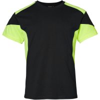 210 T-shirt Black/fluoresant yellow L