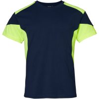 210 T-shirt Navy/fluoresant yellow S