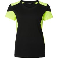 211 T-shirt w Black/fluoresant yellow XS