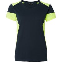 211 T-shirt w Navy/fluoresant yellow M