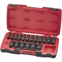 22 delars krafthylssats med 1/2tum fyrkantsfäste T9222L Teng Tools