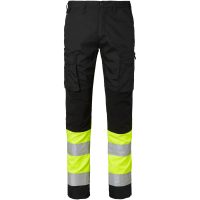 220 Service Trousers Black/fluoresant yellow C58