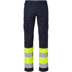 220 Service Trousers Navy/fluoresant yellow C46