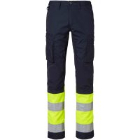 220 Service Trousers Navy/fluoresant yellow D92