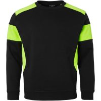 221 Sweat Black/fluoresant yellow S