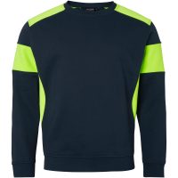 221 Sweat Navy/fluoresant yellow M