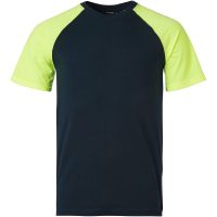225 T-shirt Navy/fluoresant yellow S
