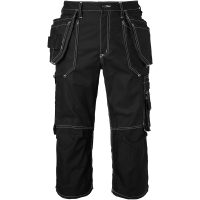 233 Craftsmen 3/4 Trousers Black C62
