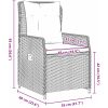 3-delad trädgårdsdining set brun poly-rattan vidaXL 2 - Sits – miniatyr 9