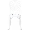 3-delars Trädgårds Bistro Set Vit Gjuten Aluminium vidaXL 53 x 53 x 70.5 cm, 44 x 41 x 87 cm – miniatyr 7