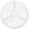 3-delars Trädgårds Bistro Set Vit Gjuten Aluminium vidaXL 53 x 53 x 70.5 cm, 44 x 41 x 87 cm – miniatyr 8