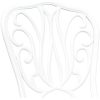 3-delars Trädgårds Bistro Set Vit Gjuten Aluminium vidaXL 53 x 53 x 70.5 cm, 44 x 41 x 87 cm – miniatyr 9