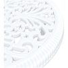 3-delars Trädgårds Bistro Set Vit Gjuten Aluminium vidaXL 53 x 53 x 70.5 cm, 44 x 41 x 87 cm – miniatyr 10