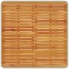 3 Delars Trädgårds Matbord Set med Kuddar Beige Poly Rattan Akacia vidaXL 100 cm – miniatyr 9