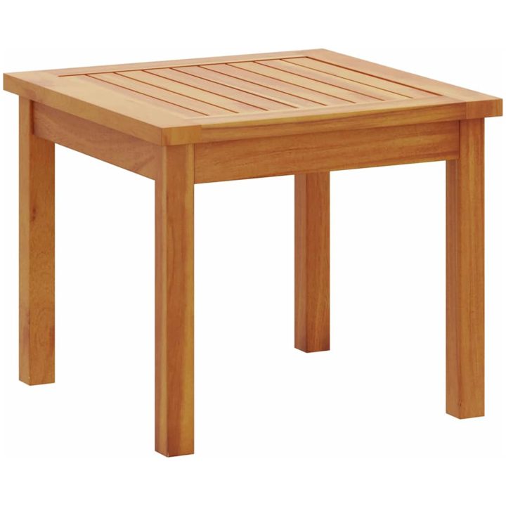 3-delars trädgårdsbistrå sett med kuddar i massivt akaciaträ vidaXL 60 x 65.5 x 79 cm – bild 5