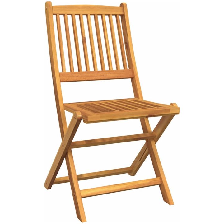 3-delars Trädgårdsbistro Set i Massivt Akaciaträ vidaXL Liten – bild 5