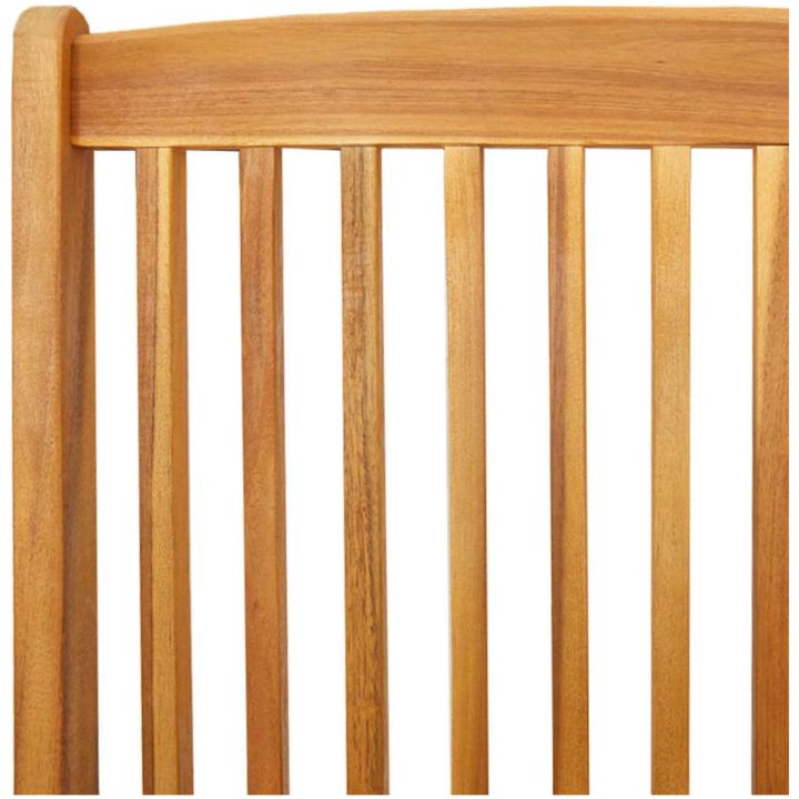 3-delars trädgårdsbistro set - Solid akaciaträ vidaXL Liten – bild 11
