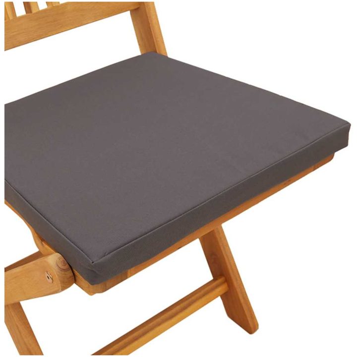 3-delars trädgårdsbistro set - Solid akaciaträ vidaXL Liten – bild 10