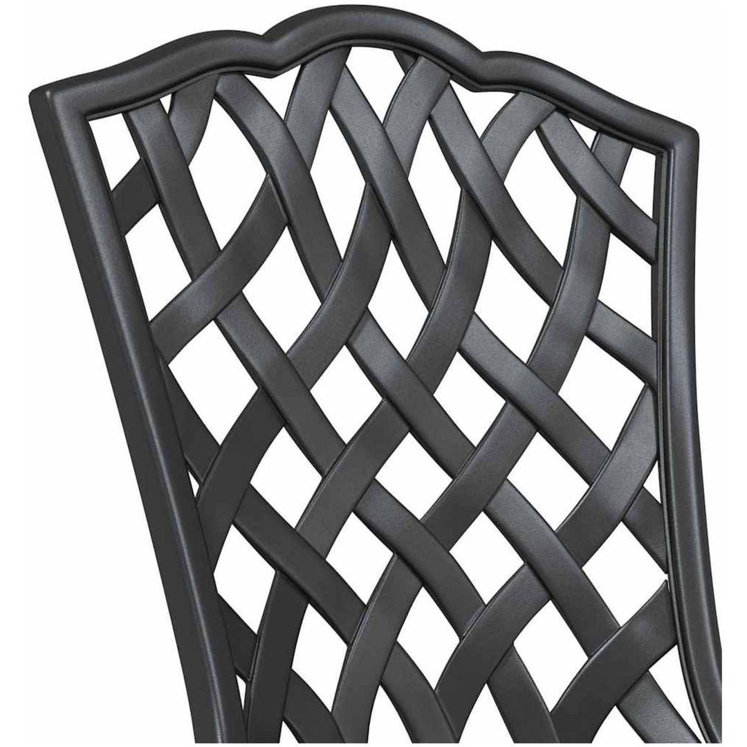 3-delars Trädgårdsbistro Set Svart Gjutjärn vidaXL 53 x 53 x 70.5 cm, 39 x 40 x 87 cm – bild 9