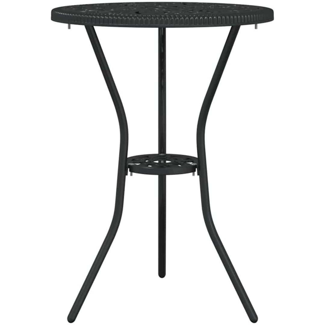 3-delars trädgårdsbistroset svart gjutjärn vidaXL 53 x 53 x 70.5 cm, 44 x 41 x 87 cm – bild 5