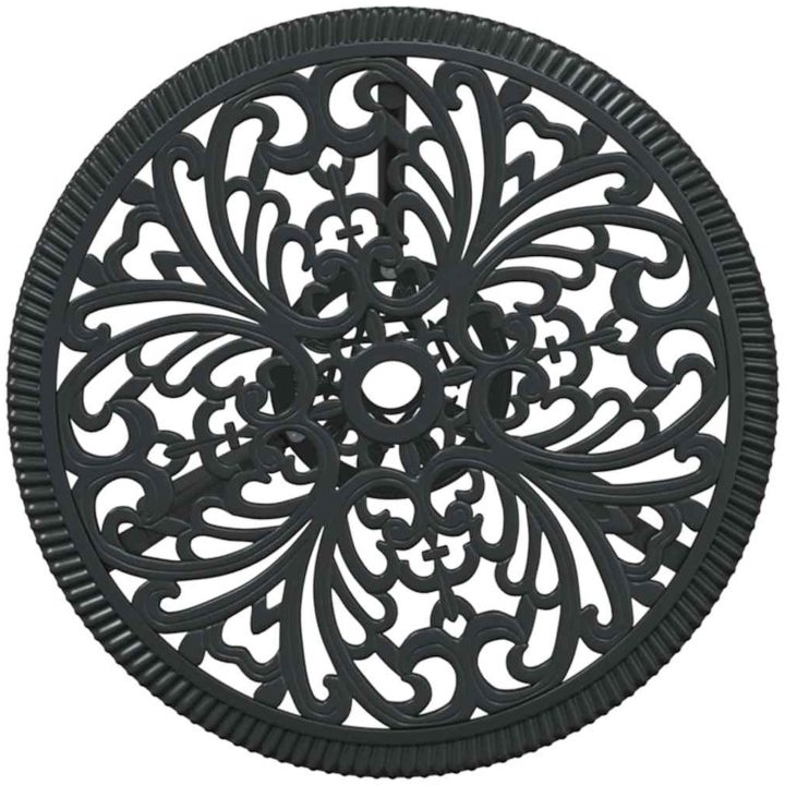 3-delars trädgårdsbistroset svart gjutjärn vidaXL 53 x 53 x 70.5 cm, 44 x 41 x 87 cm – bild 8