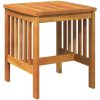 3 Delars Trädgårdslounge Set med Kuddar i Solid Akaciaträ vidaXL 45 x 45 x 50 cm, 67 x 59 x 83 cm – miniatyr 5
