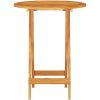 3-delars Vikbart Bistro Set i Massivt Akaciaträ vidaXL Medium – miniatyr 9
