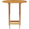 3-delars vikbart bistroset i massivt akaciaträ vidaXL Bord, 70x70x75 cm, stol, 57x66x95 cm – miniatyr 8