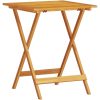 3-delat Fällbart Bistro Set i Massivt Akaciaträ vidaXL Liten – miniatyr 6