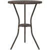 3-delat Trädgårds Bistro Set i Brons Gjutaluminium vidaXL Liten – miniatyr 5
