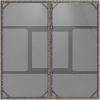 3-delat Trädgårdsset Grå Poly Rattan vidaXL 80 x 80 x 75 cm – miniatyr 8