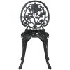 3-delat utemöbelset i svart gjutjärn vidaXL 42 x 41 x 85 cm, 53 x 53 x 70,5 cm – miniatyr 7
