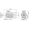 3-fas elektrisk motor aluminium 2,2kW/3HP 2-polig 2840 RPM vidaXL – miniatyr 8