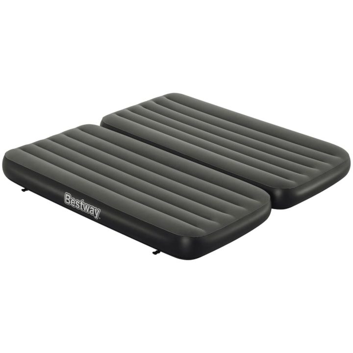 3-i-1 uppblåsbar luftmadrass svart och grå 188x99x25 cm Bestway – bild 2