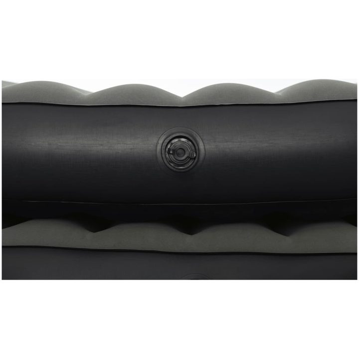 3-i-1 uppblåsbar luftmadrass svart och grå 188x99x25 cm Bestway – bild 6