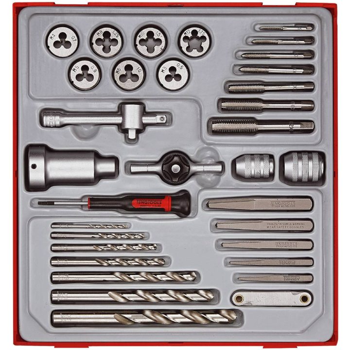 34 delars Gängsats TTDTD34 Teng Tools GÄNGSATS M3-M12 34 DELAR – bild 2