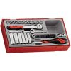 35 delars Hylsnyckelsats Med 1/4tum fyrkantsfäste TT1435 Teng Tools HYLSNYCKELSATS 1/4 TT1435 – miniatyr 2