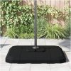 4-delars Cantilever parasollbas set - 130 kg sand eller 90 kg vatten vidaXL 98 x 98 x 13 cm – miniatyr 4
