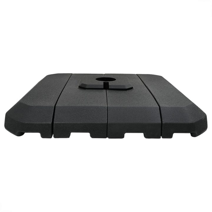 4-delars Cantilever parasollbas set - 130 kg sand eller 90 kg vatten vidaXL 98 x 98 x 13 cm – bild 6