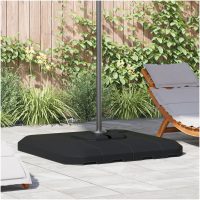 4-delars Cantilever parasollbas set - 130 kg sand eller 90 kg vatten vidaXL