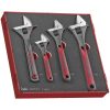 4 delars Skiftnyckelsats TEDADJ4 Teng Tools SKIFTNYCKELSATS EVA 4 DELAR – miniatyr 2