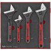 4 delars Skiftnyckelsats TEDADJ4 Teng Tools SKIFTNYCKELSATS EVA 4 DELAR – miniatyr 1